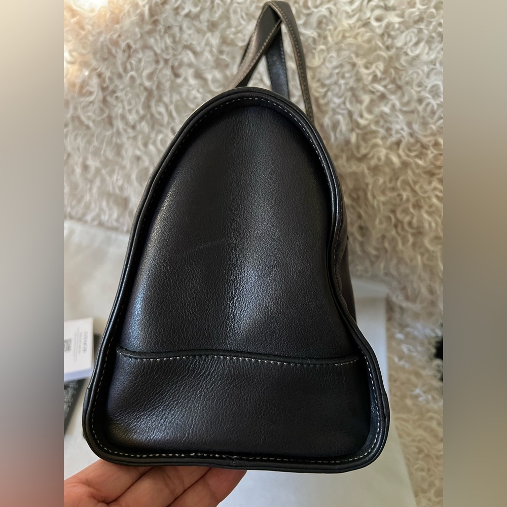 Coach Black Leather Handbag - Picture 4 of 15